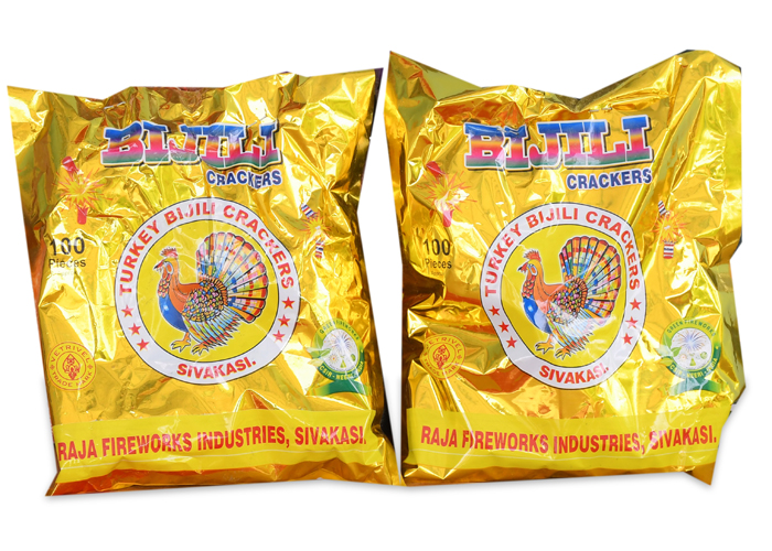 Bijili Stripped Crackers (Gold Bag)